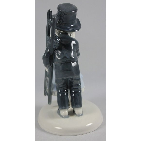 Vintage Metzler & Ortloff East Germany Porcelain Chimney Sweep and Wife Figurine - Picture 6 of 14